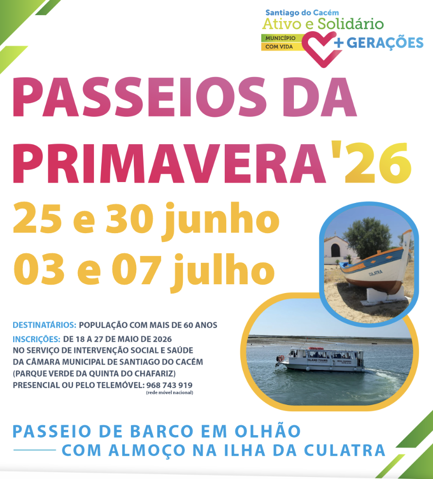Passeios da Primavera 2026 — event image
